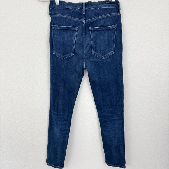 Citizens Of Humanity Womens Rocket Crop High Rise Skinny Jean Size 30 Denim Blue - Picture 4 of 8